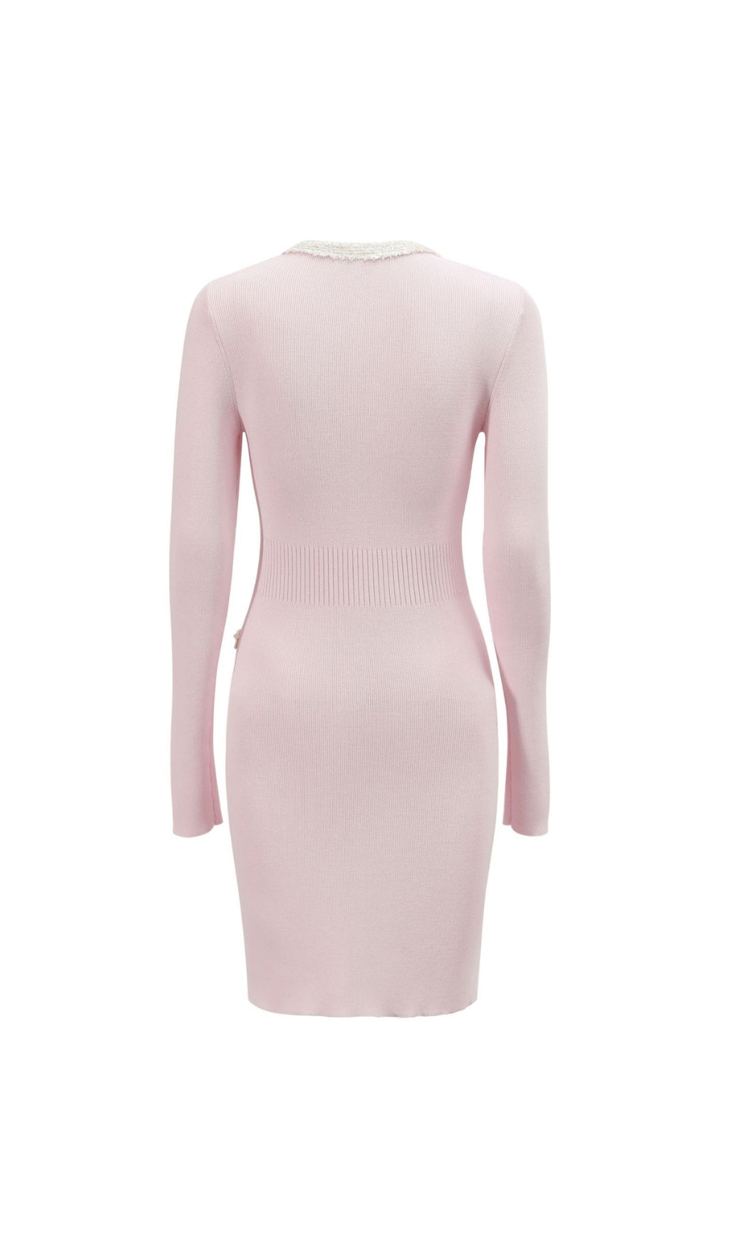 Elder Pink Long Sleeve Mini Dress