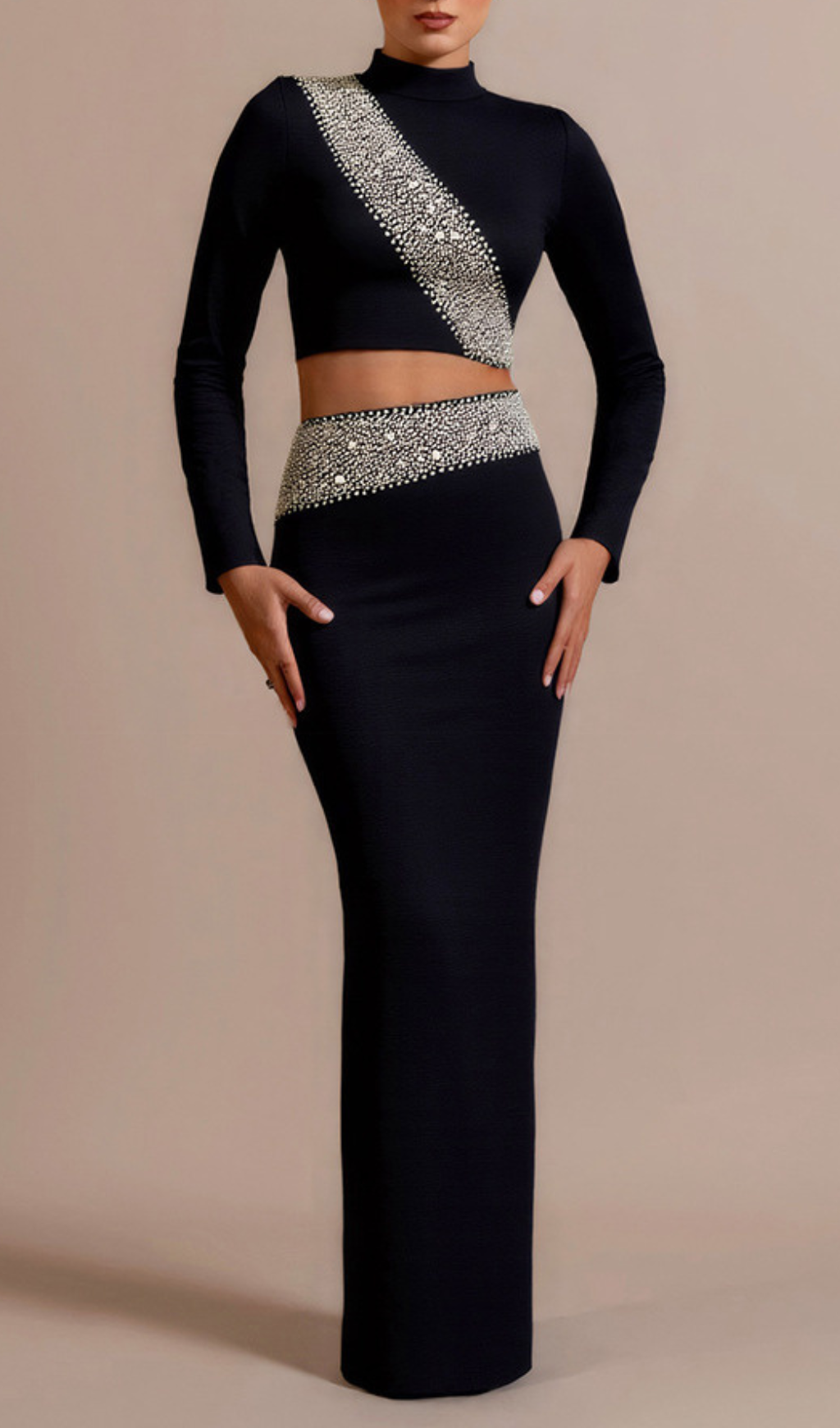 Genesis Diamante Long Sleeve Two-Piece Set