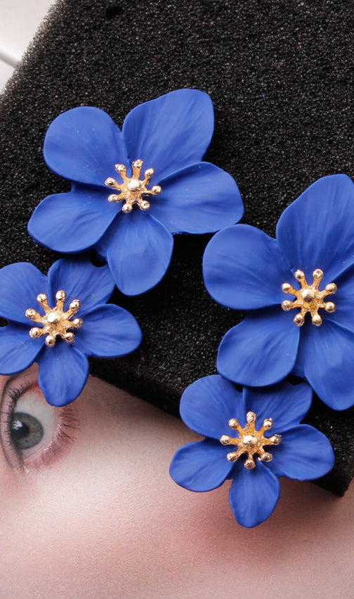 Double Flower Earrings