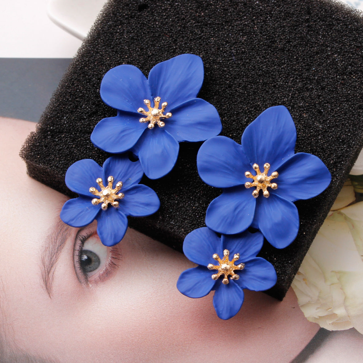 Double Flower Earrings