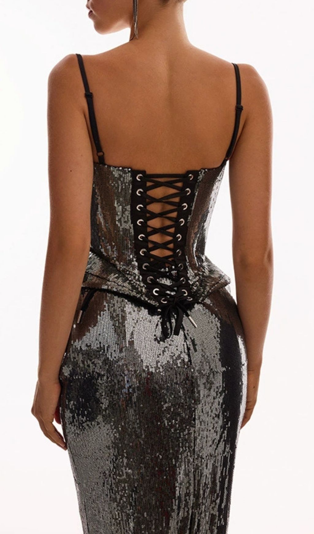 Kali Glamour Sequin Maxi Dress – Dazzling Evening Gown