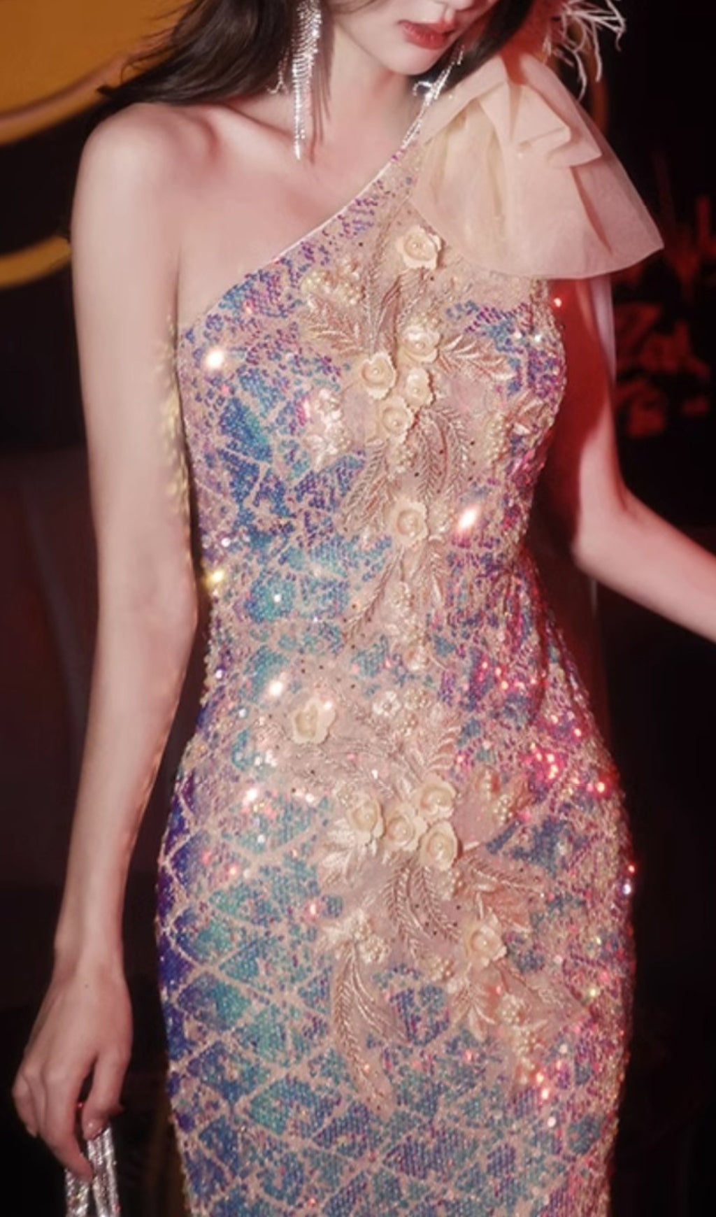 Arusha Sequin Maxi Dress