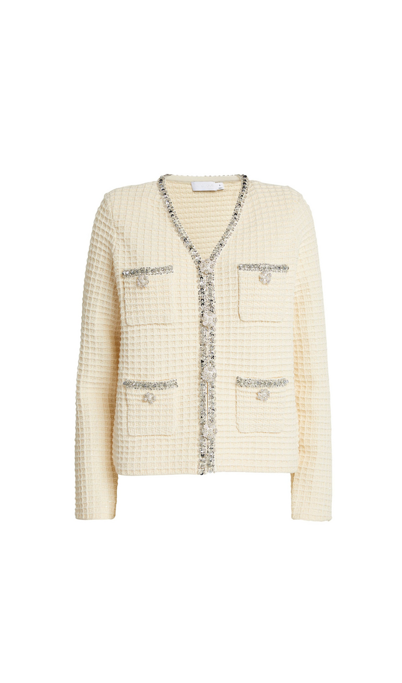 CREAM KNIT CARDIGAN