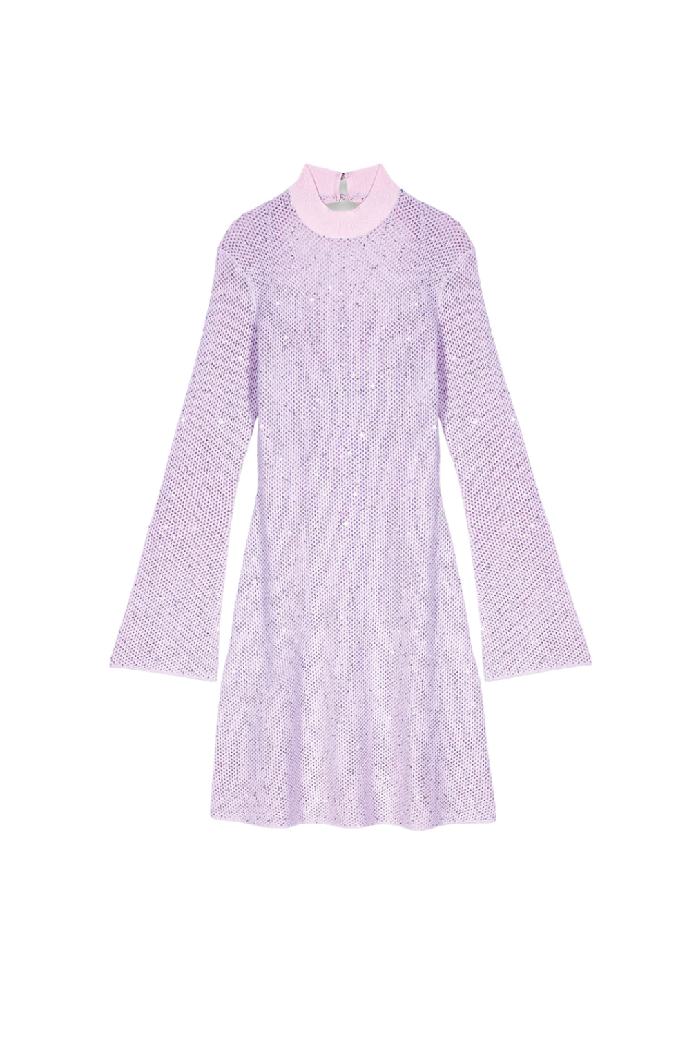 RAVILLY SEQUINED OPEN KNIT DRESS