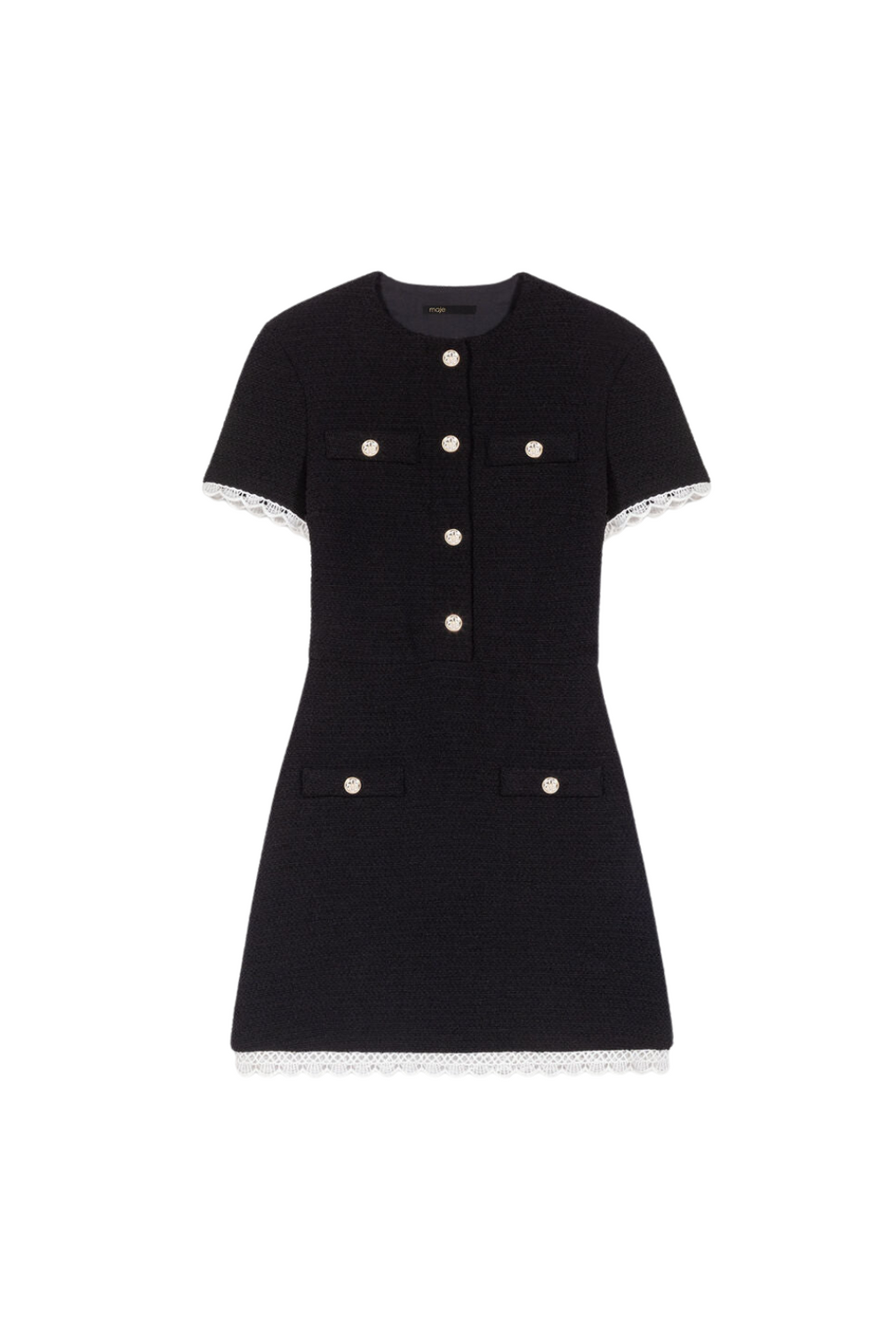 RAMISIA TWEED SHORT SLEEVE DRESS