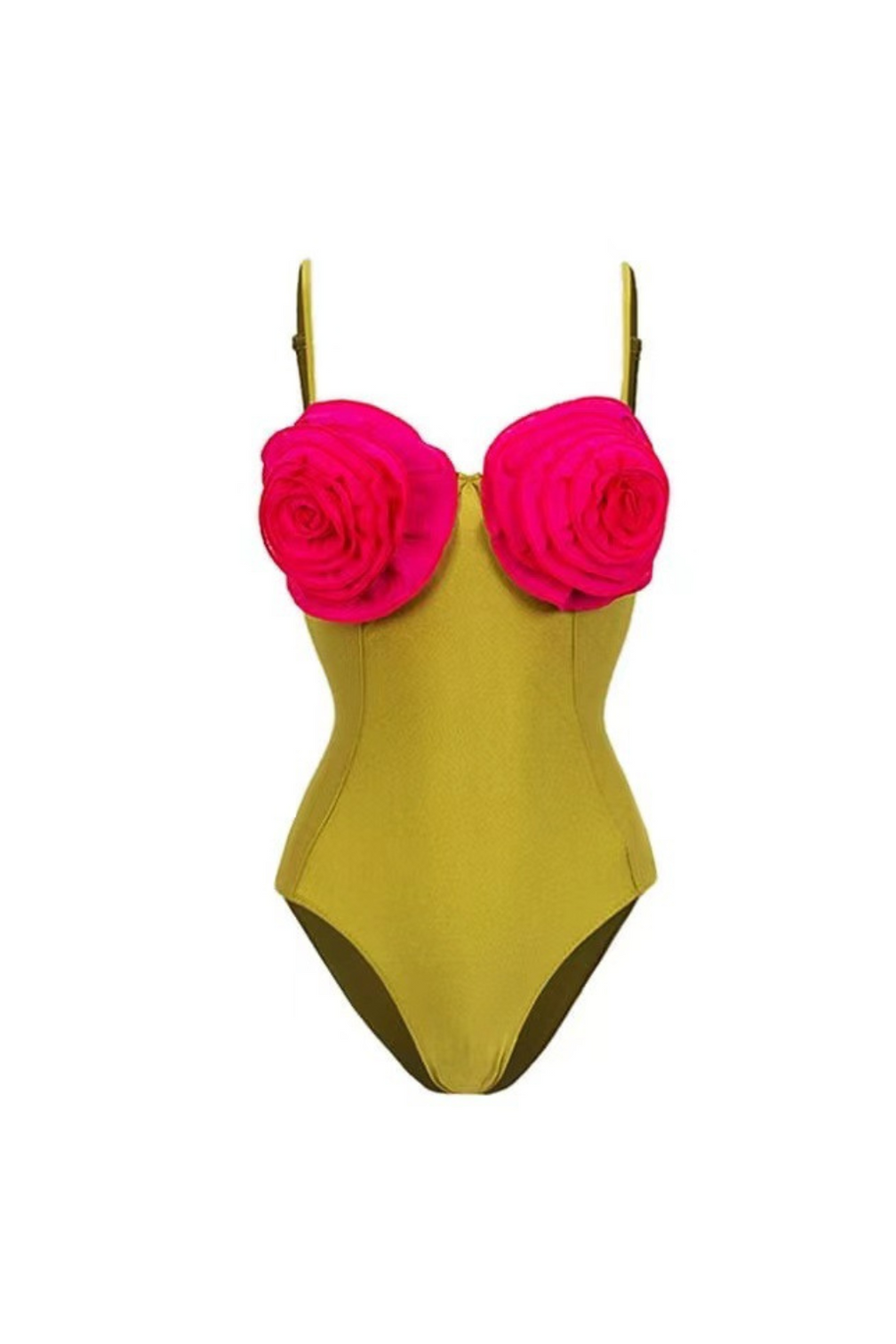 WESSON FLOWER ONE PIECE SWIMSUIT IN GREEN