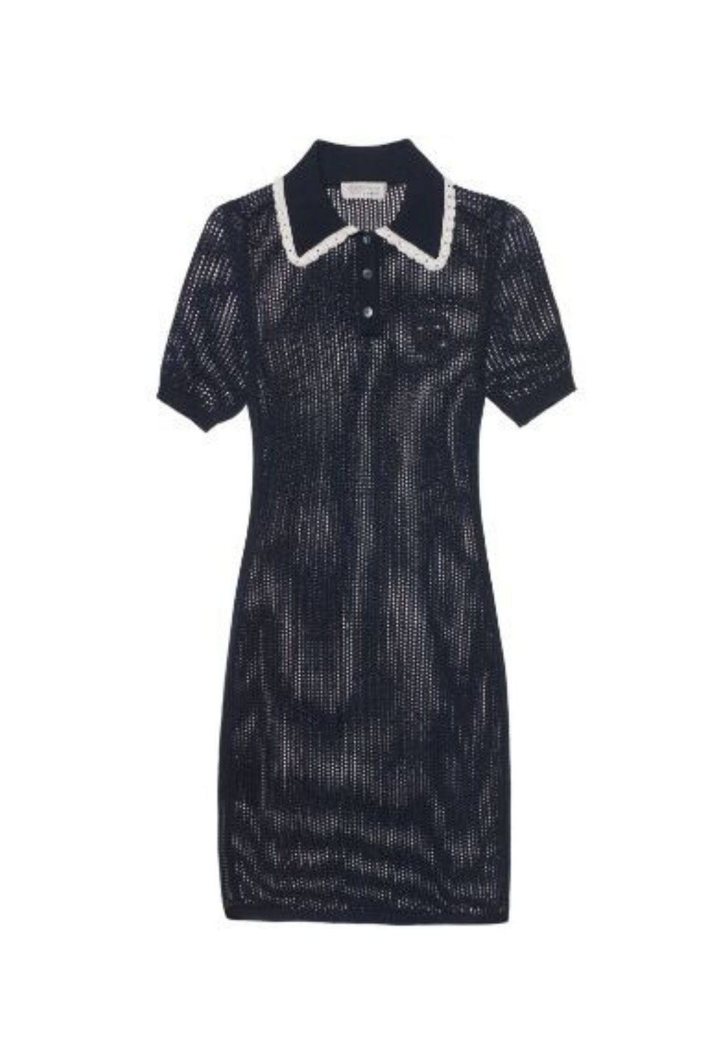 COTTON KNIT MINI DRESS