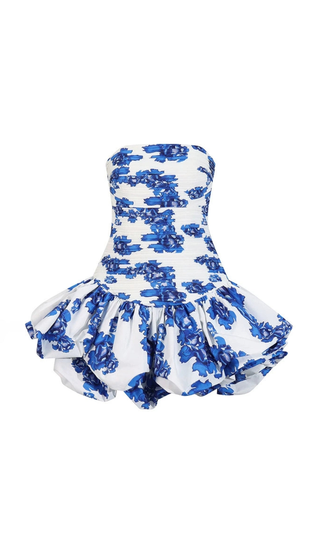 Ellen Strapless Printed Mini Dress