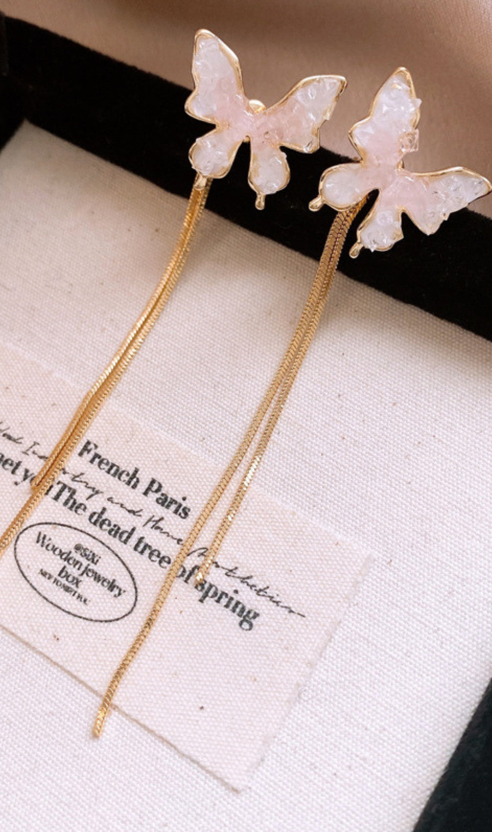 Derrick Butterfly Tassel Earrings