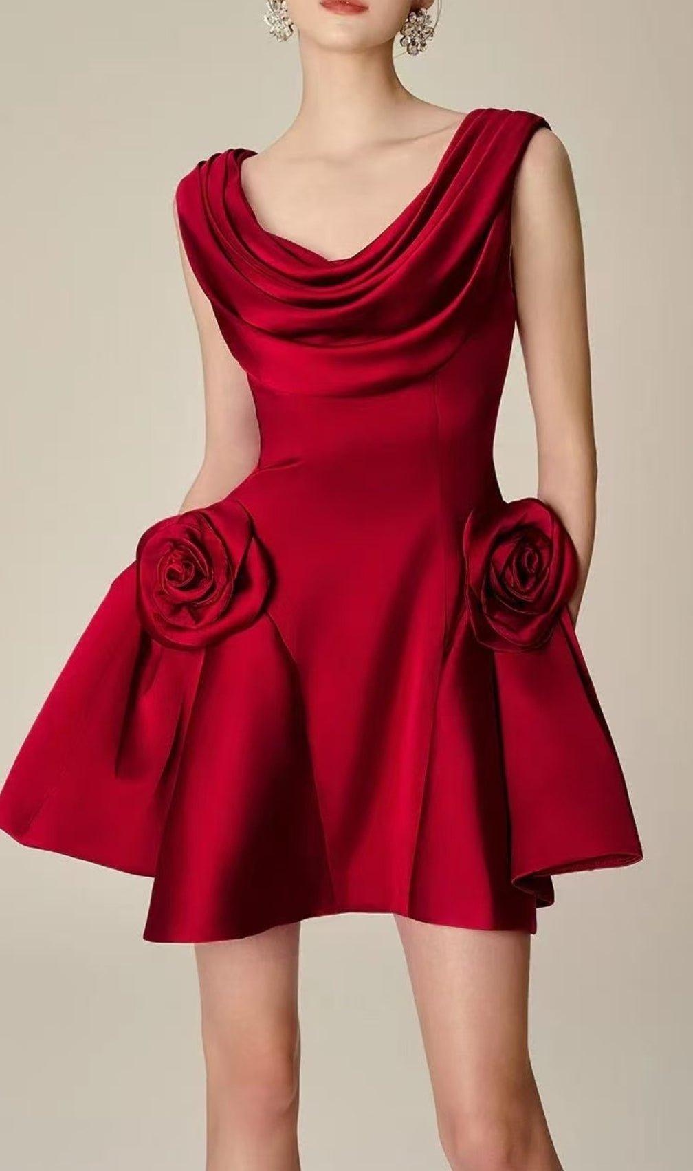 Edana Flower Mini Dress