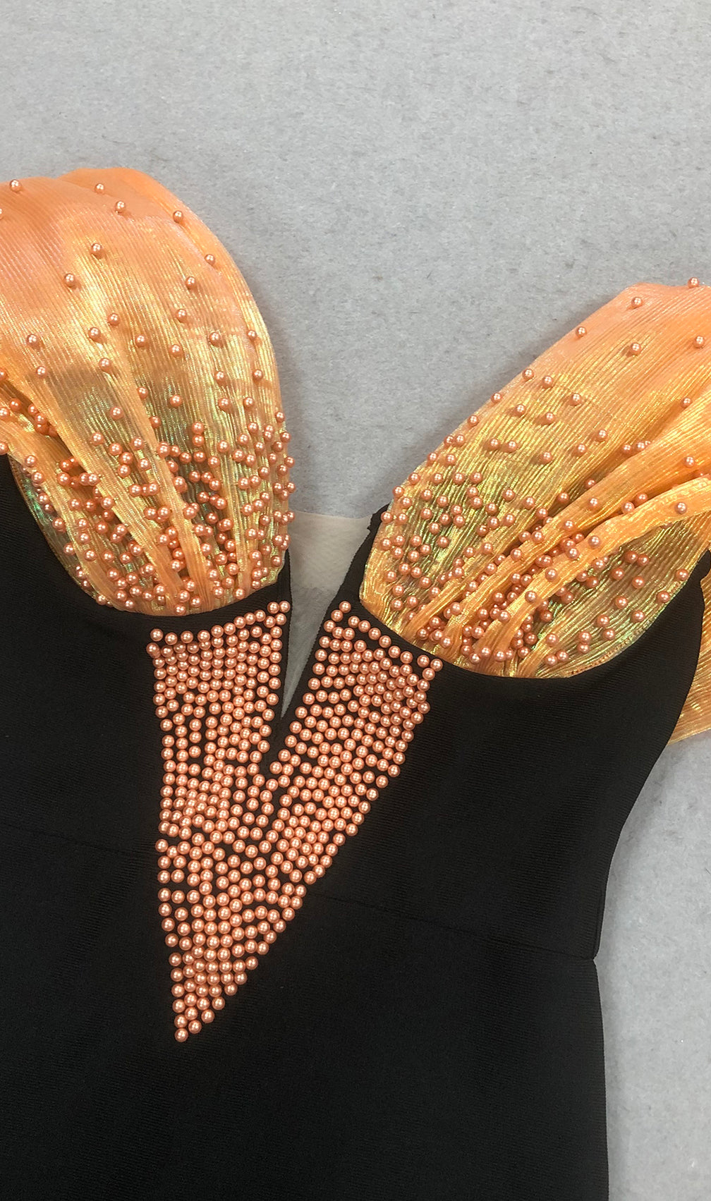 Farrah Off-Shoulder Beaded Maxi Dress