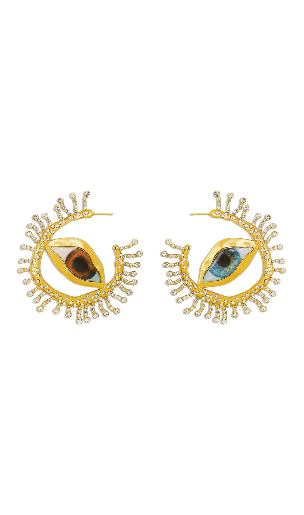 Ariella Crystal Heterochromia Earrings