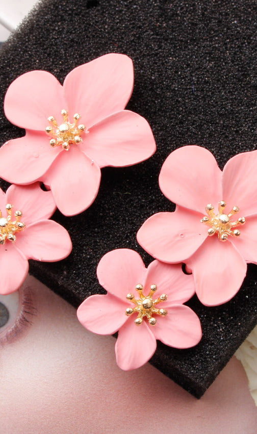 Double Flower Earrings