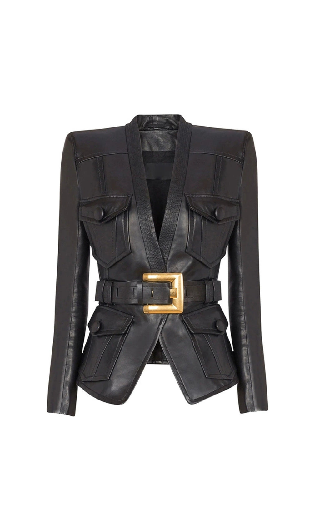 Gustavo Black Belt Jacket