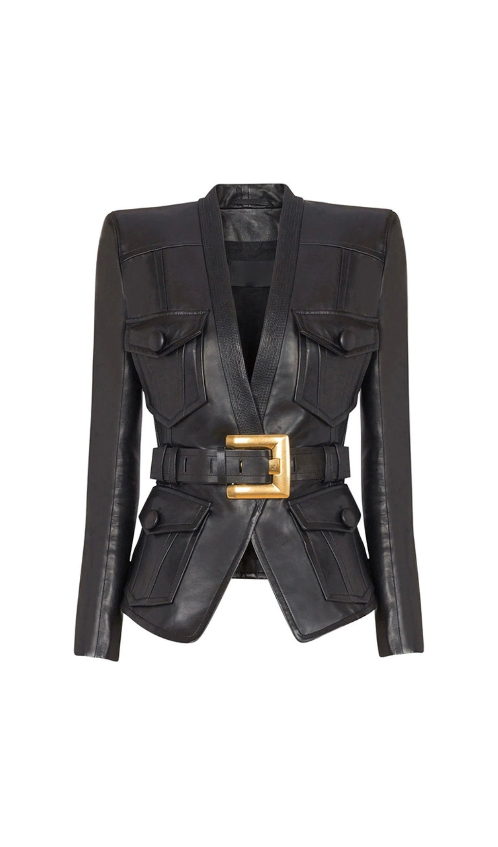 Gustavo Black Belt Jacket