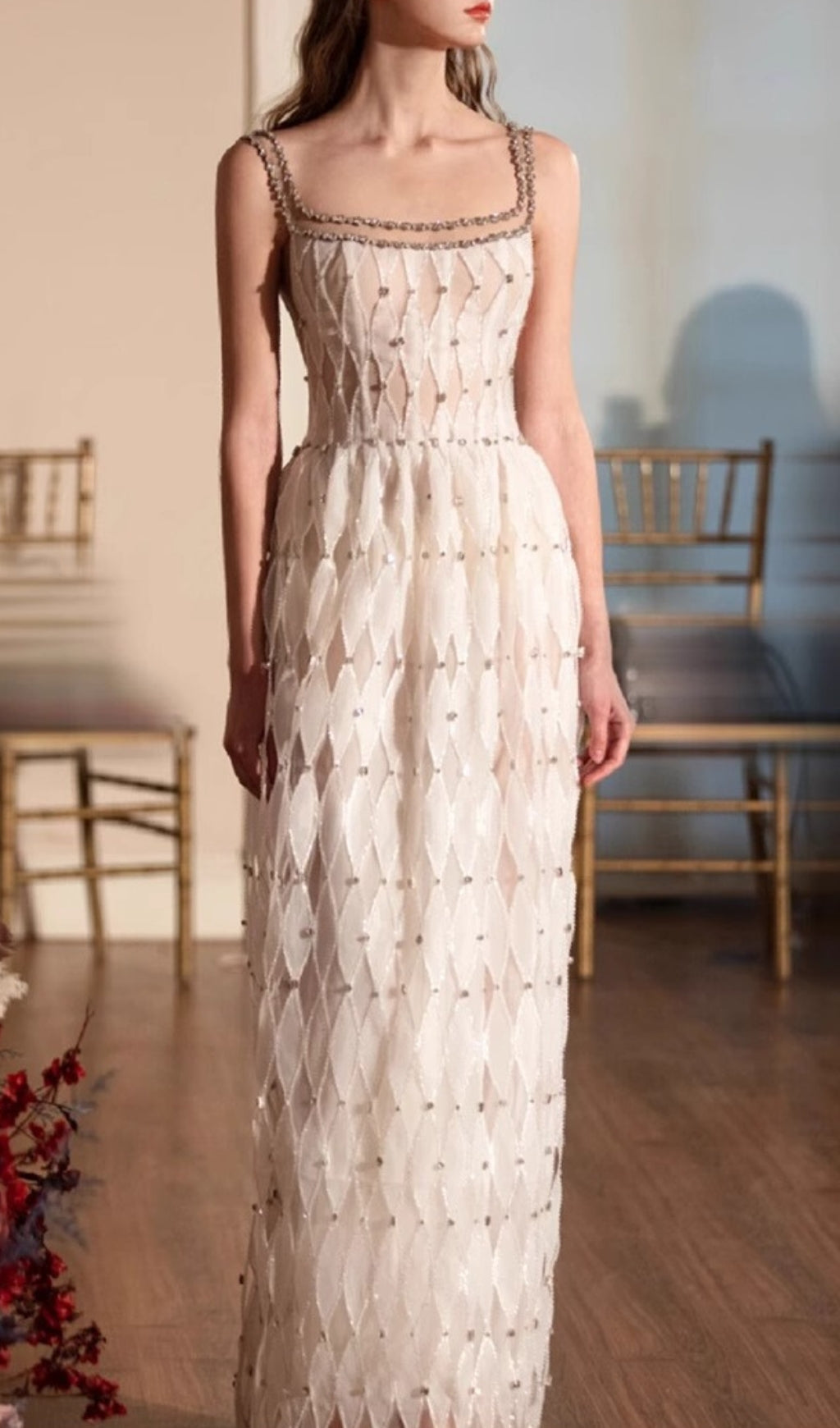 Apphia Bead Maxi Dress