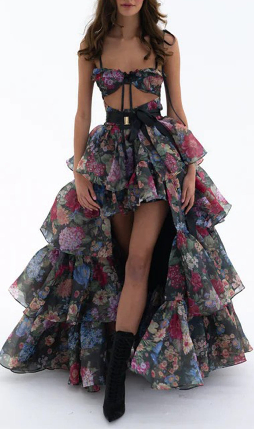 Eabha Floral Printed Maxi Dress