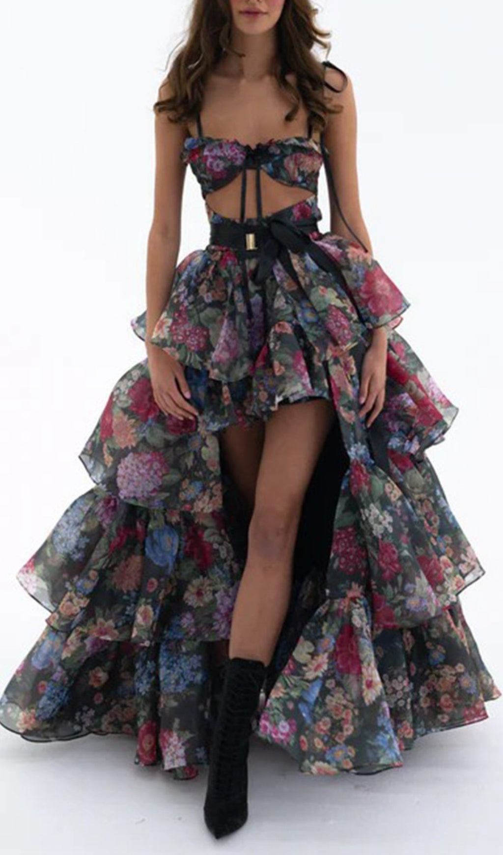 Eabha Floral Printed Maxi Dress