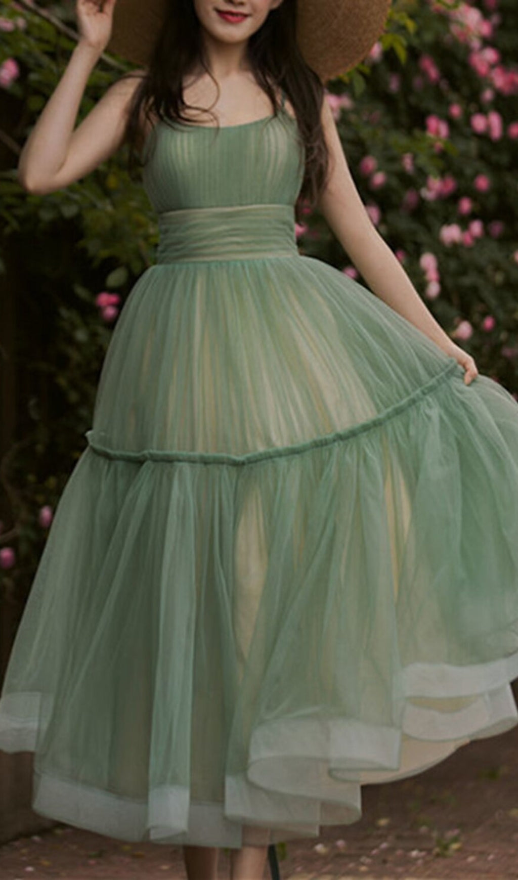 Alyosha Mesh Midi Dress