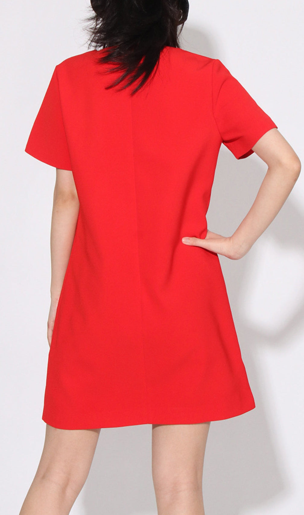 Arche Red Flower Mini Dress