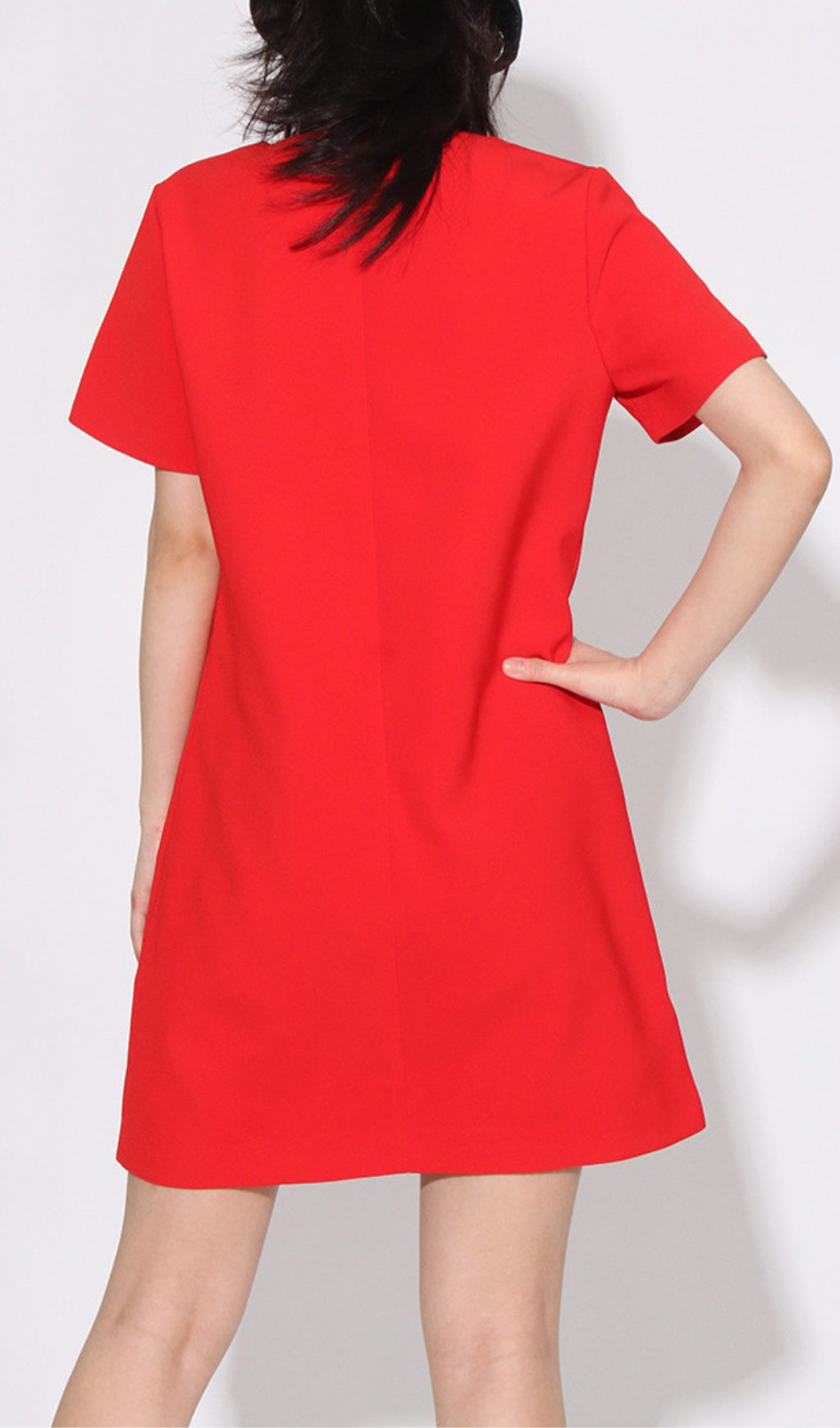 Arche Red Flower Mini Dress