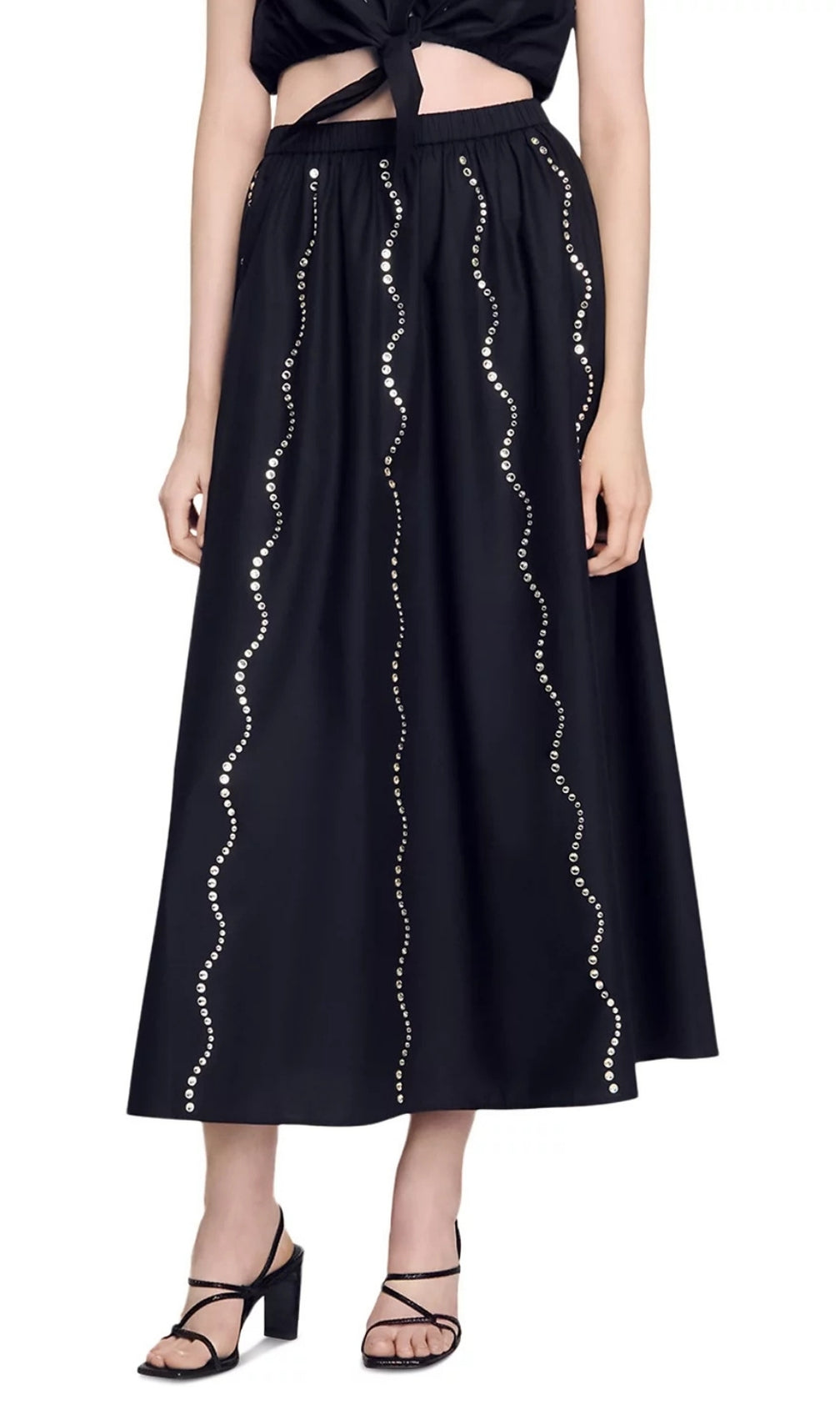 Rhinestone Maxi Skirt