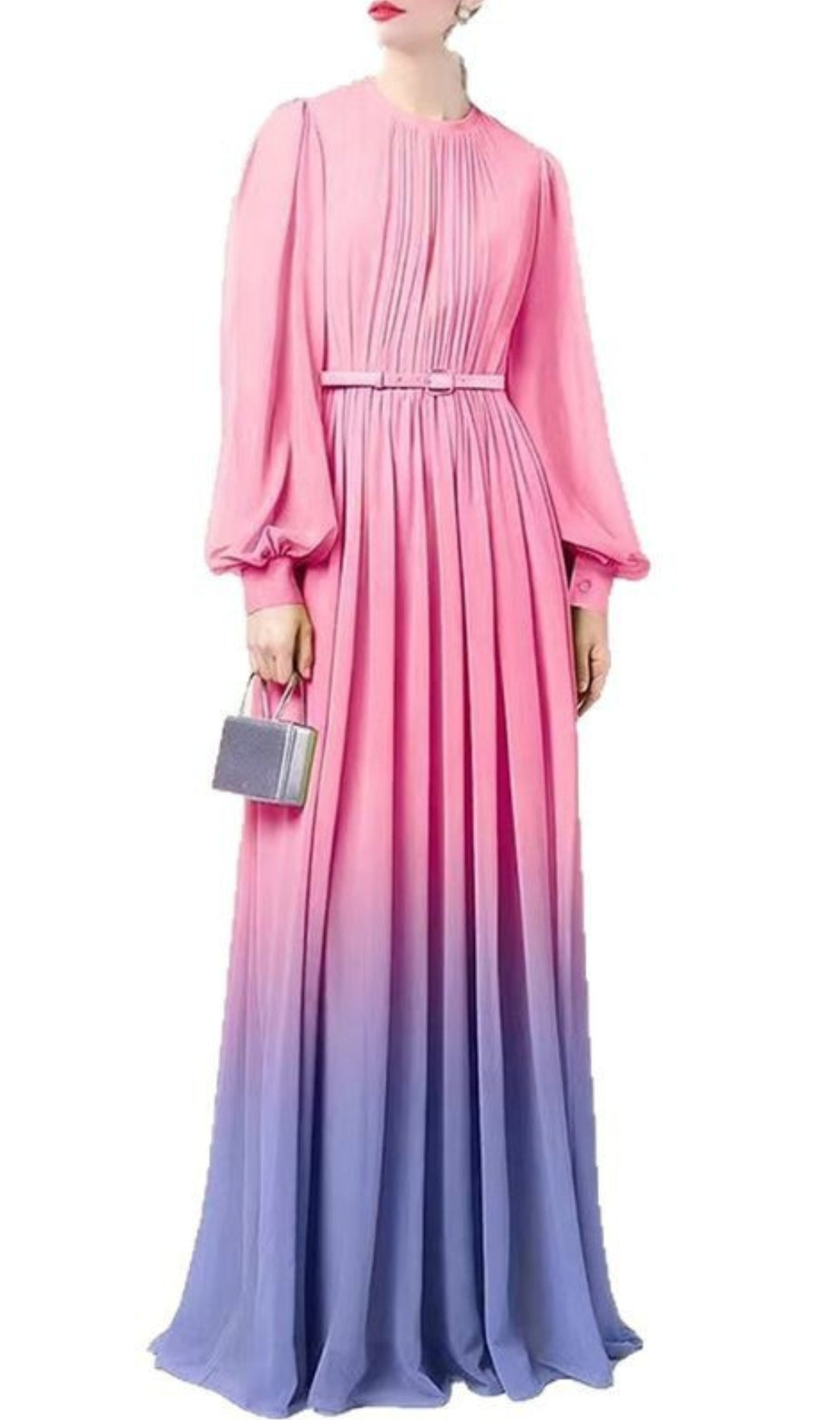 Ebba Lantern Long Sleeves Maxi Dress
