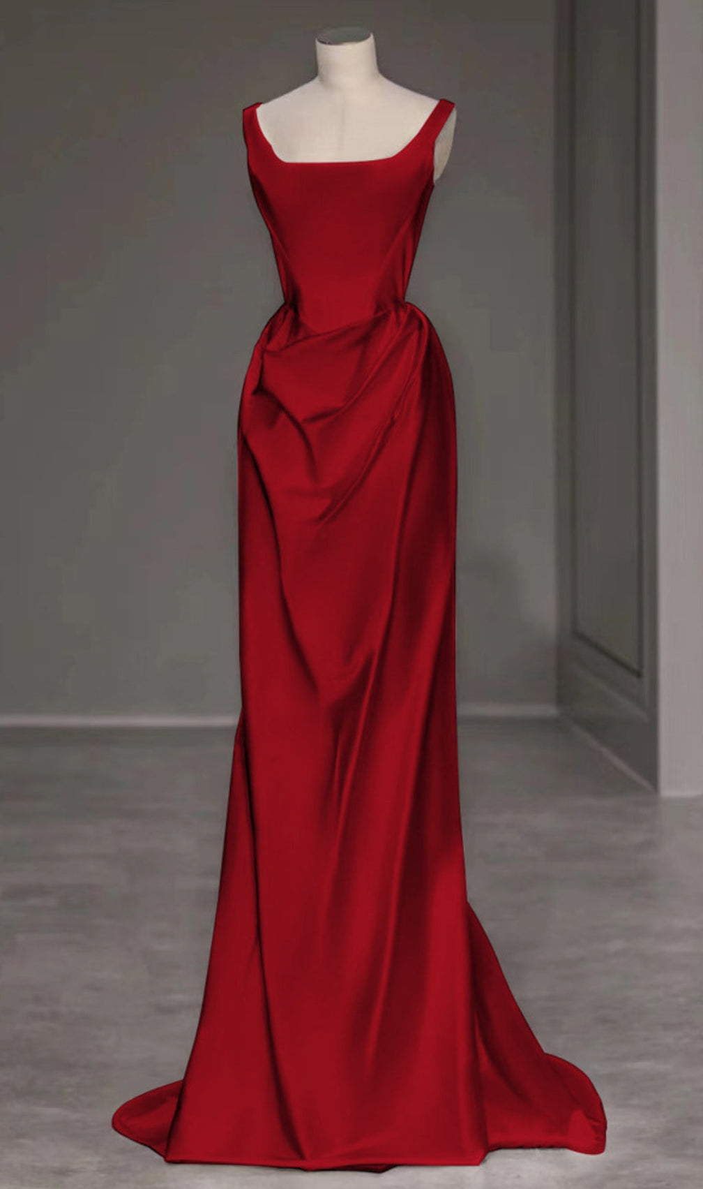 Avian Satin Wedding Dress