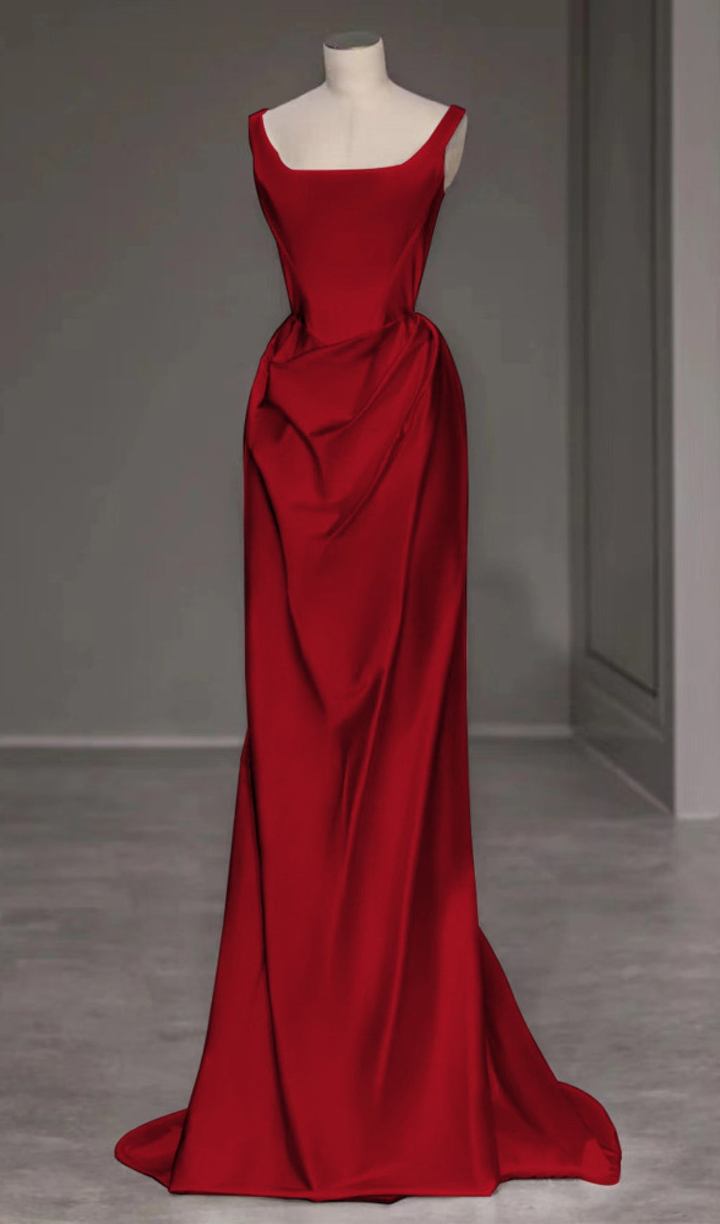 Avian Satin Wedding Dress