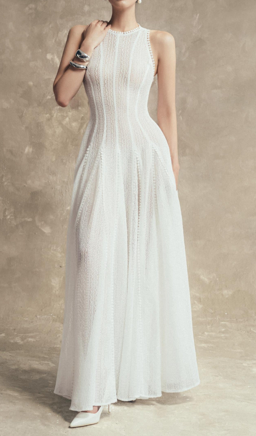 Cham Vintage Sleeveless Maxi Dress