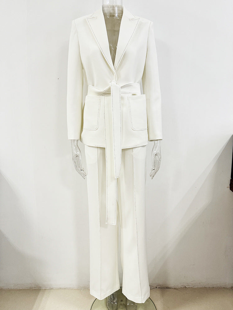 Cece Black Blazer Pants Set