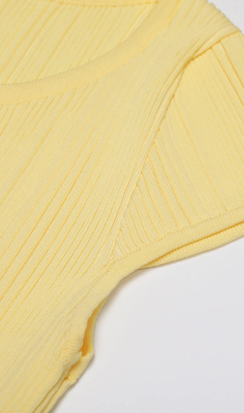 Farrah Knitted Lace Midi Dress