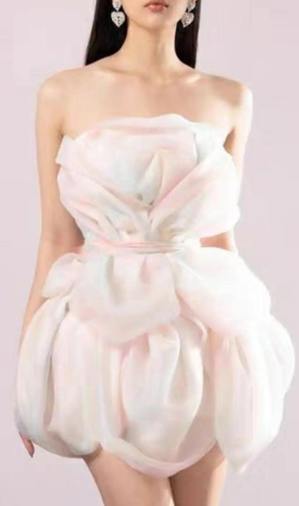 Achit Flower Bud Rainbow Mini Dress