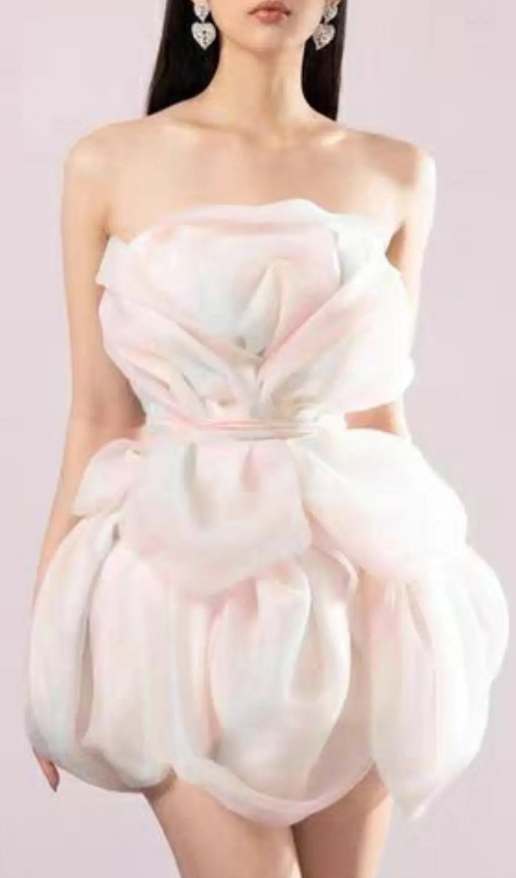 Achit Flower Bud Rainbow Mini Dress