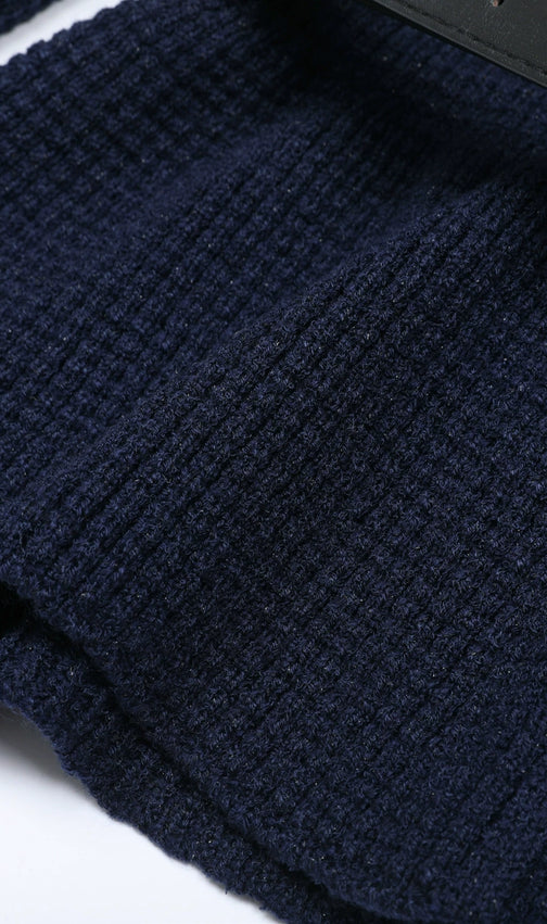 Chic Ribbed Knit Peplum Top & Midi Skirt Set - The Jakob Ensemble