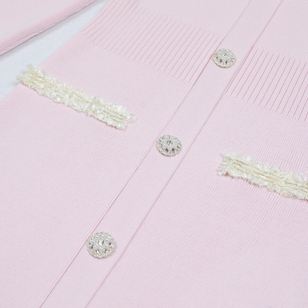 Elder Pink Long Sleeve Mini Dress