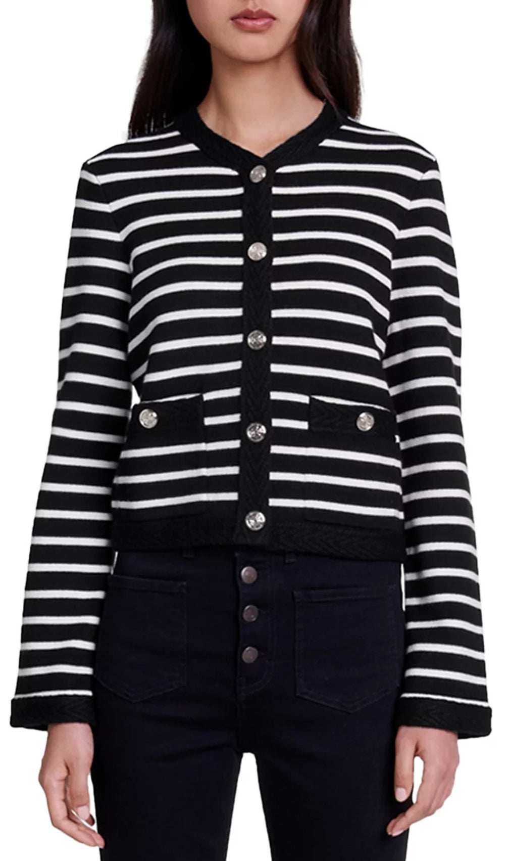 Maracasse Striped Cardigan