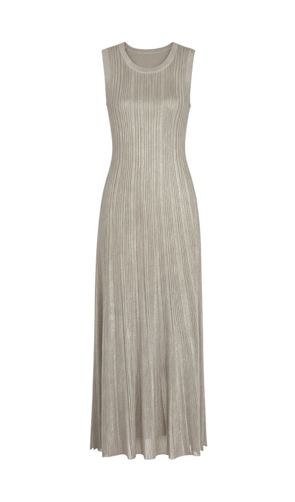 Kiandra Sleeveless Ribbed Knit Maxi Dress - Effortless Elegance for Every Occasion