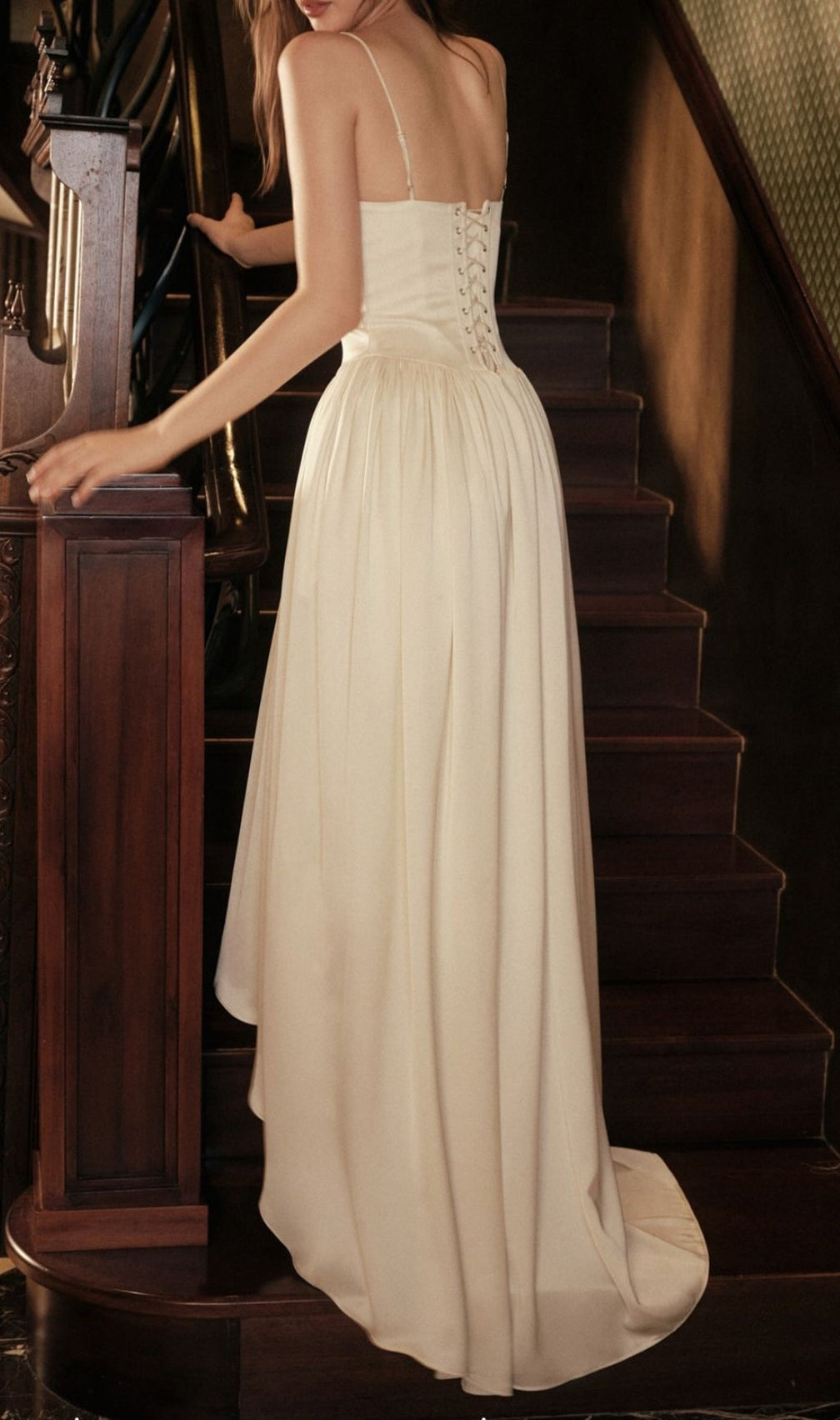 Korey Ivory Strappy Maxi Dress