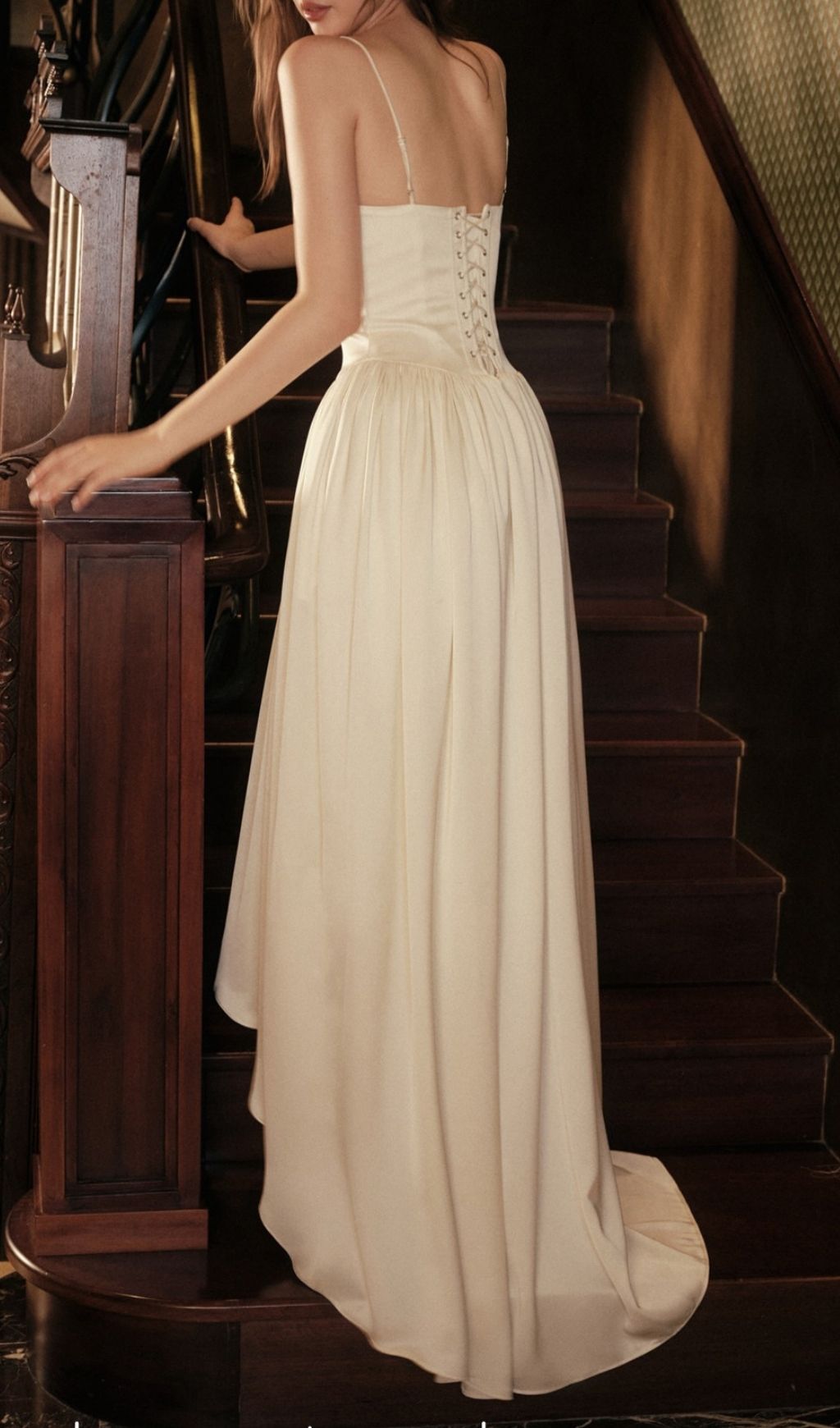 Korey Ivory Strappy Maxi Dress