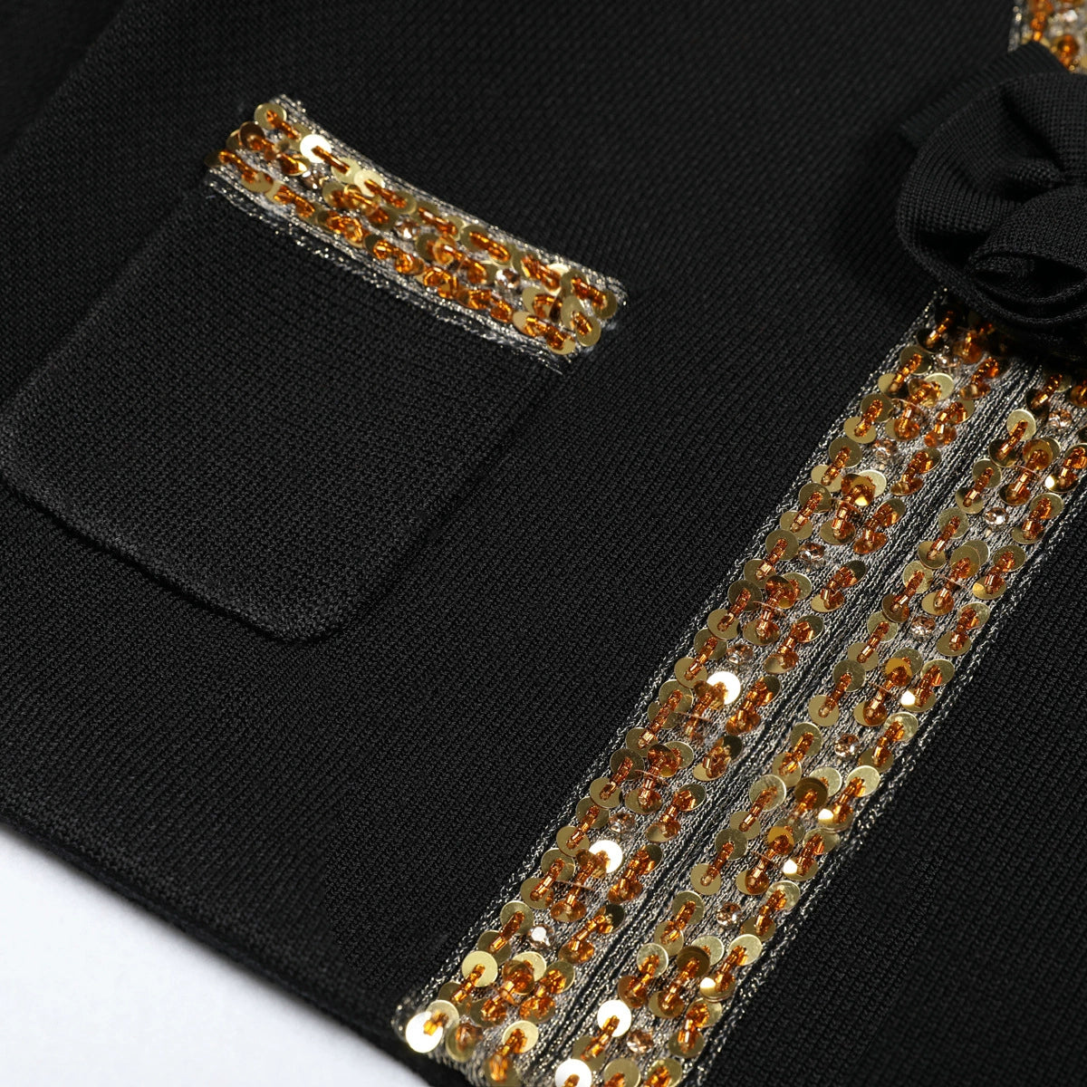 Emilia Flower Embellished Skirt Set