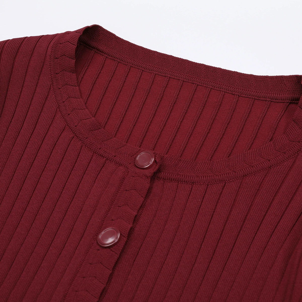 Jackie Wine Ribbed Knit Cardigan & Maxi Dress Set | Women's Elegant Co-ord