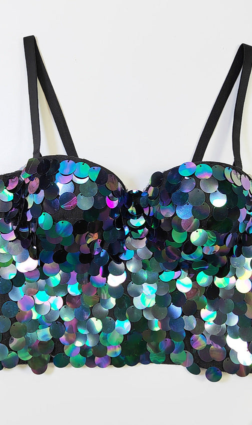 Amarantha Sequin Embellished Top