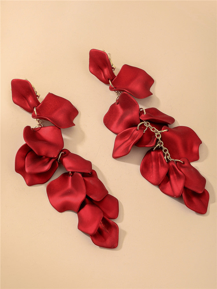 Cora Petal Fringe Earrings