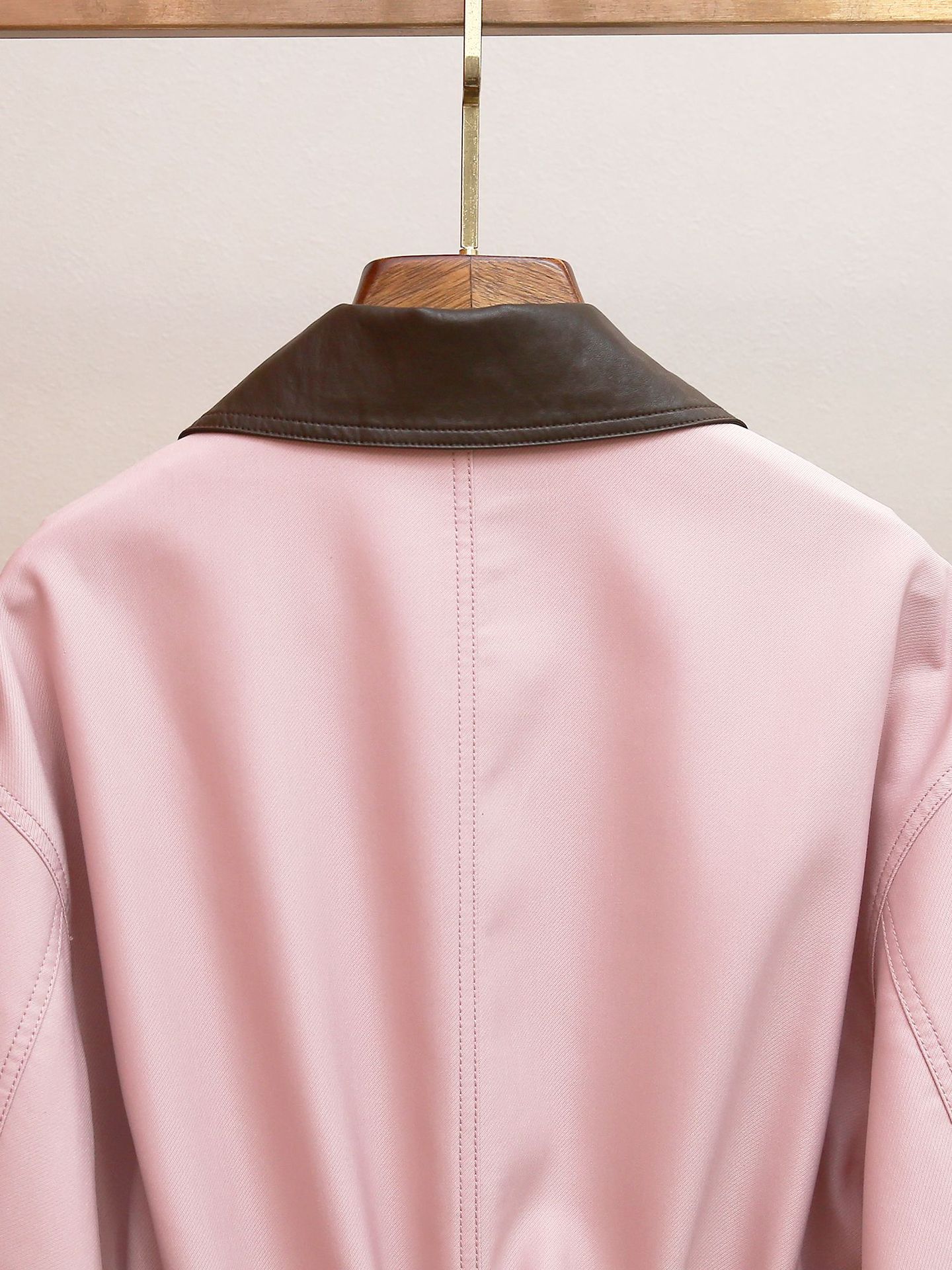 Chic Pink Pearl Embellished Utility Jacket - Harita Collection