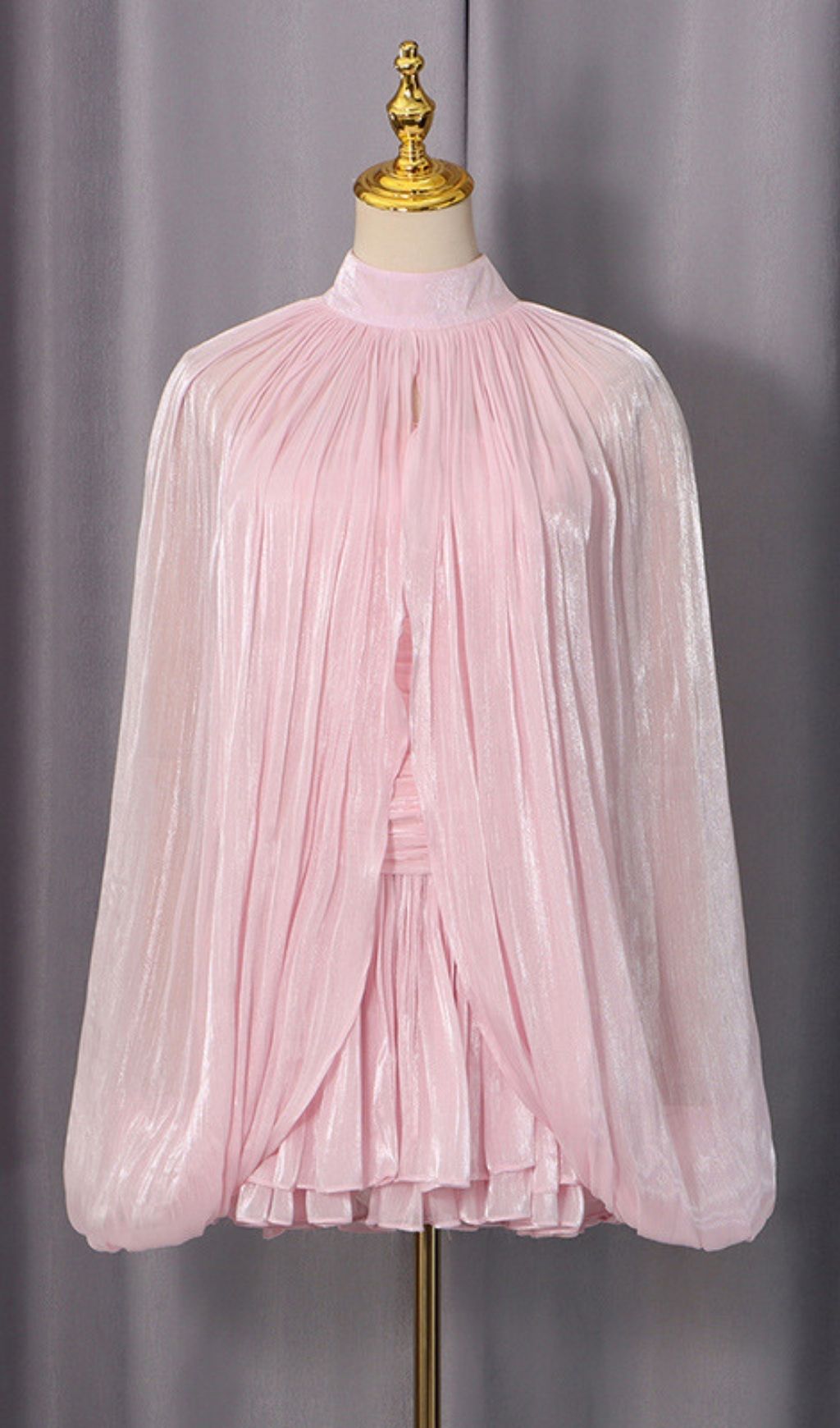 Katsumi Strapless Ruched Mini Dress With Smock