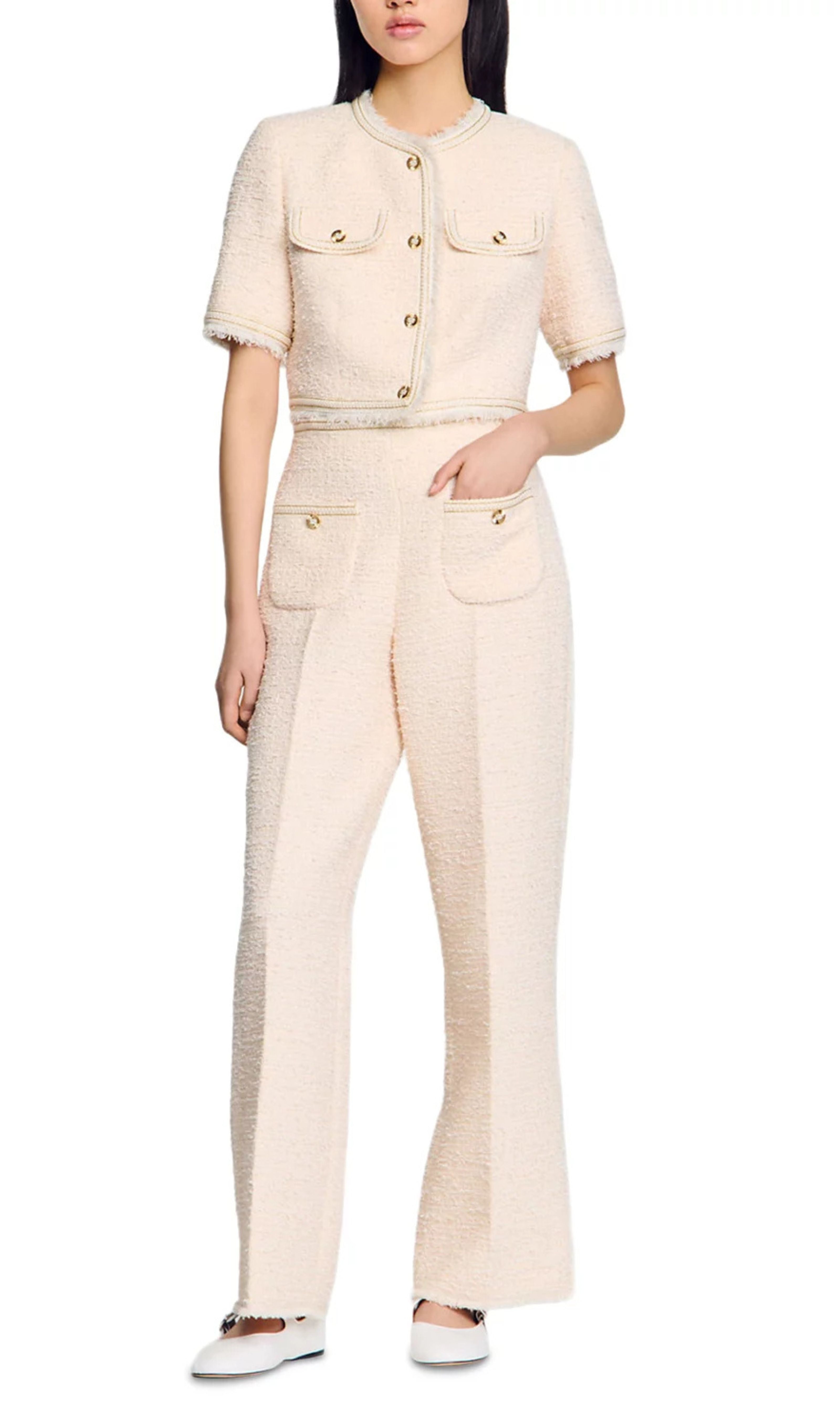 Decorative Tweed Trousers