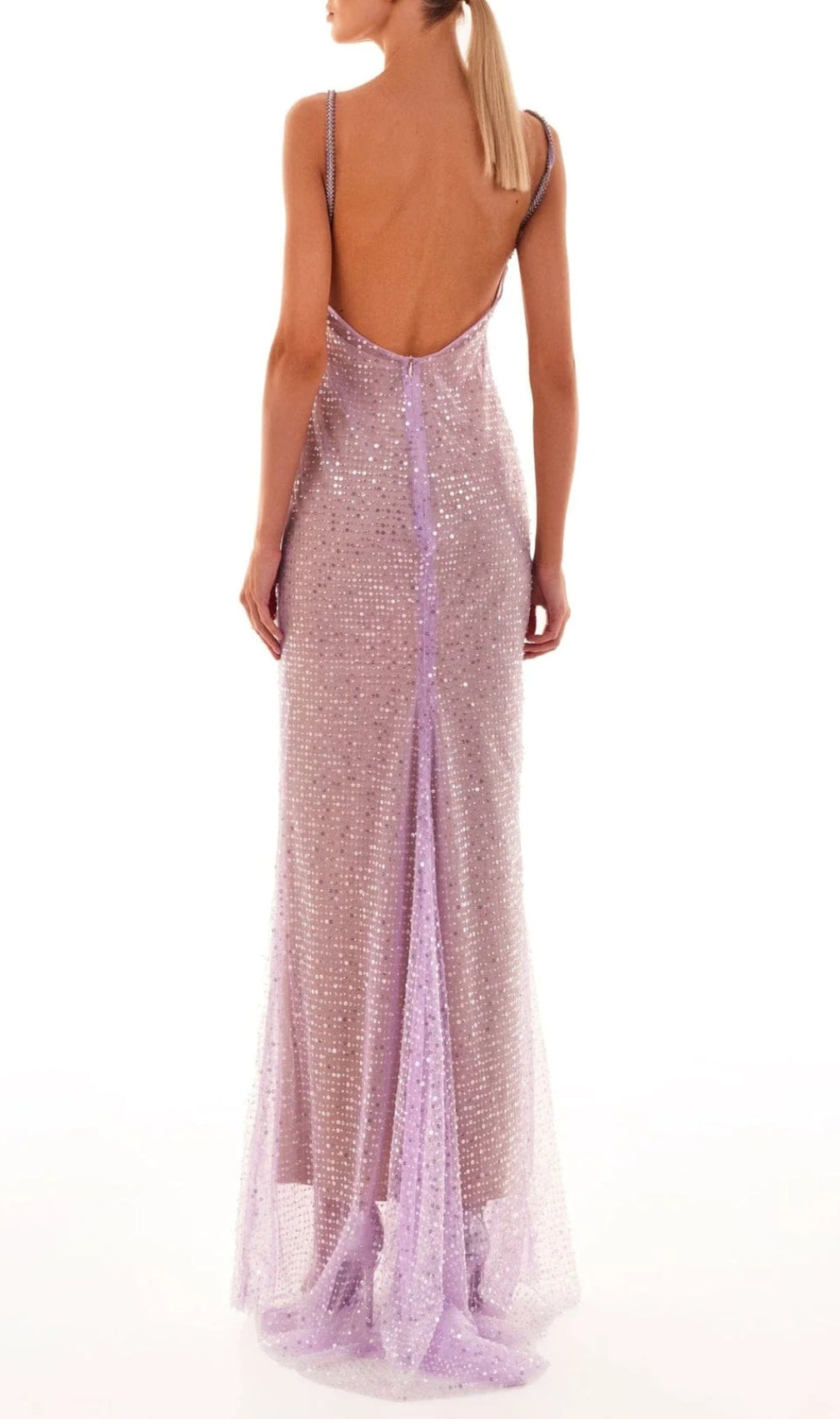 Artemesia Sequin Backless Maxi Dress