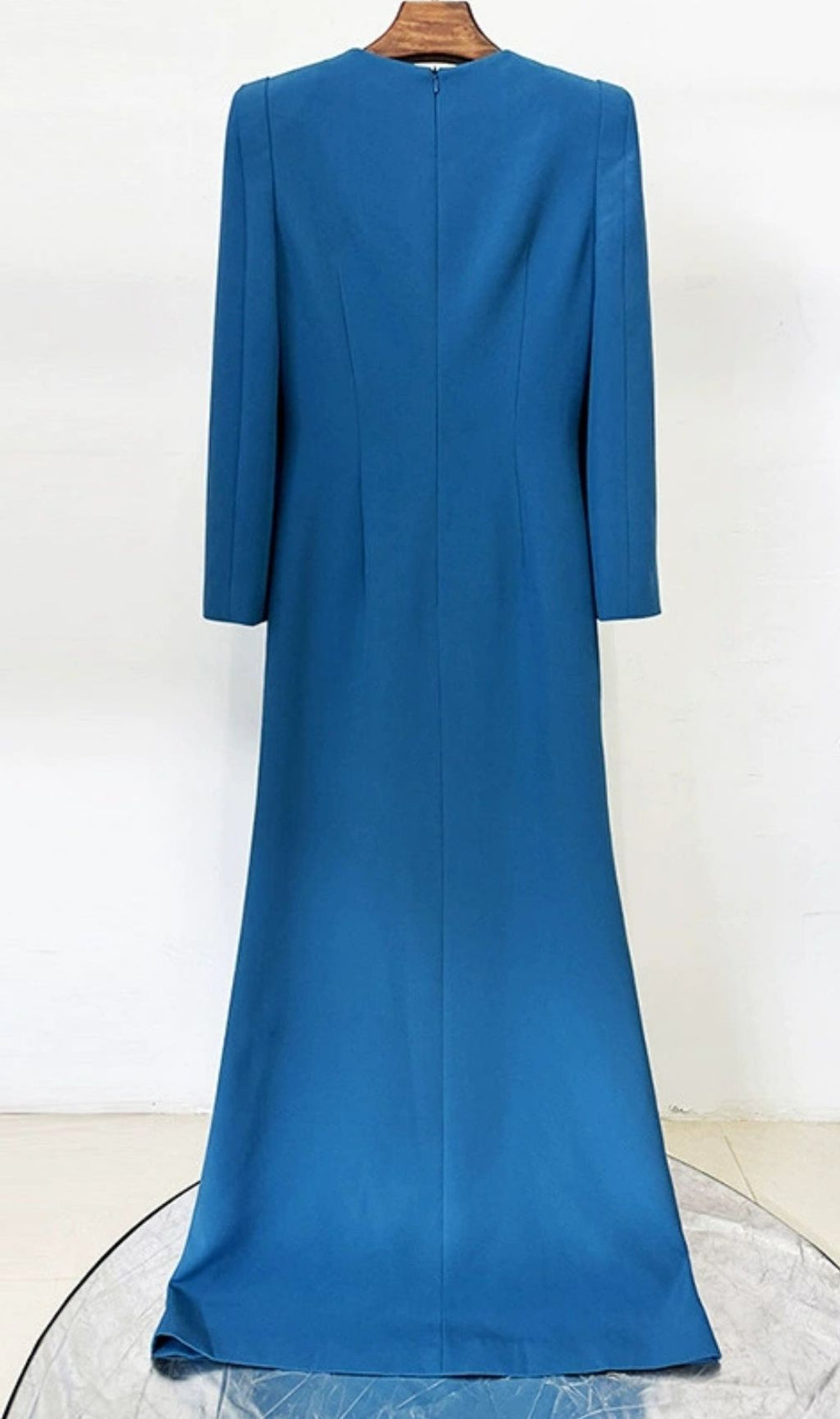 Kreeli Diamante Long Sleeve Maxi Dress