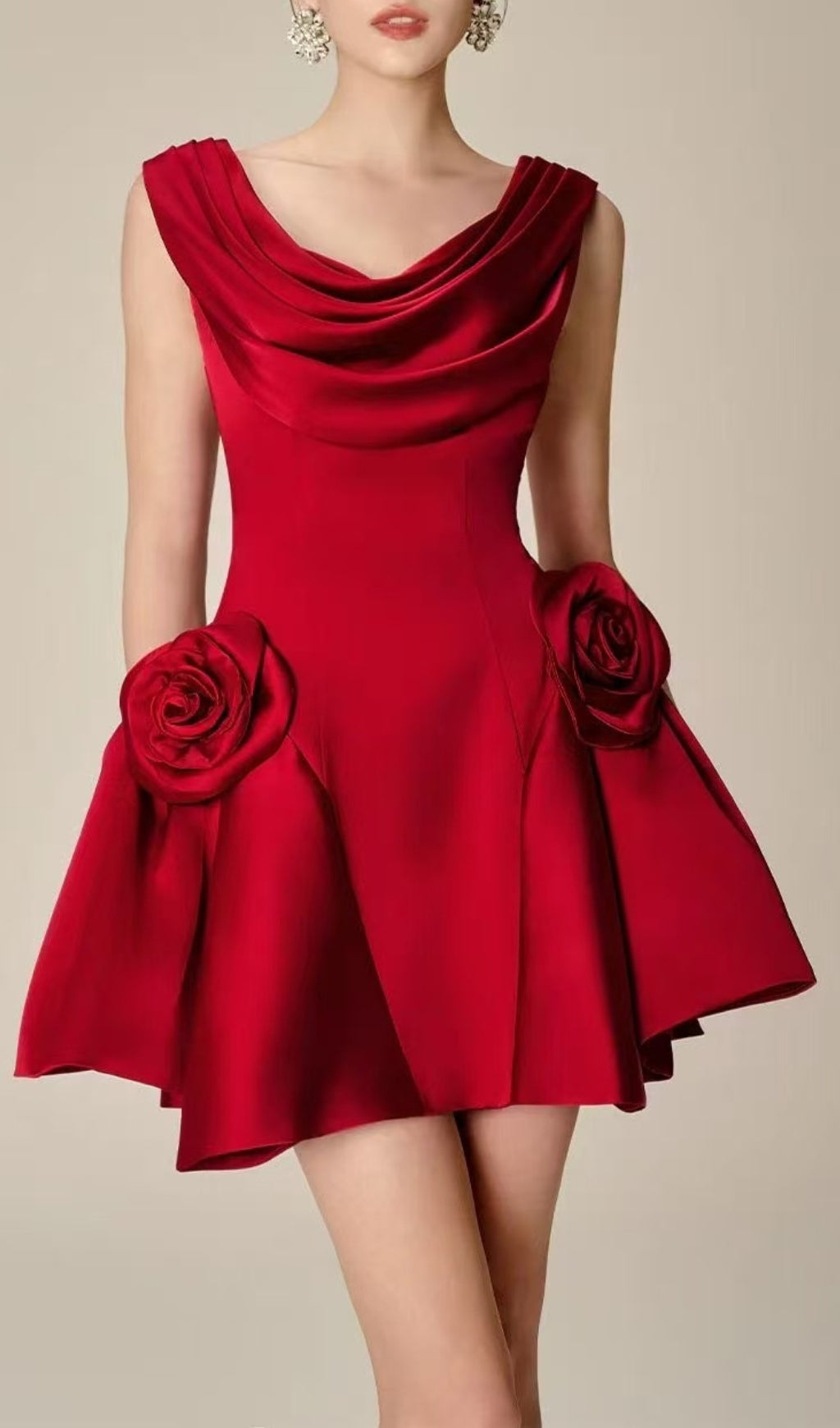 Edana Flower Mini Dress